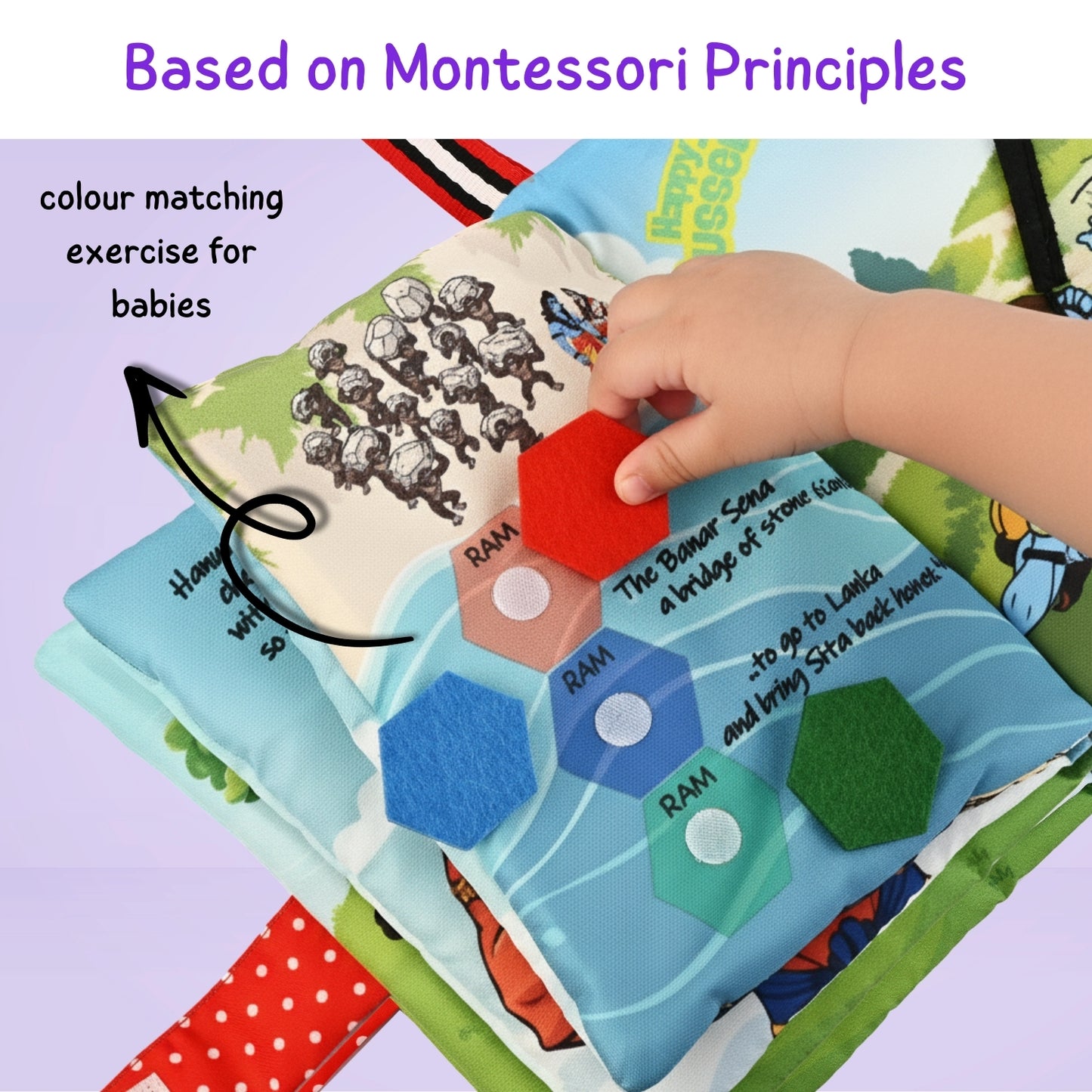 Ramayan - Montessori Cloth Book for Babies