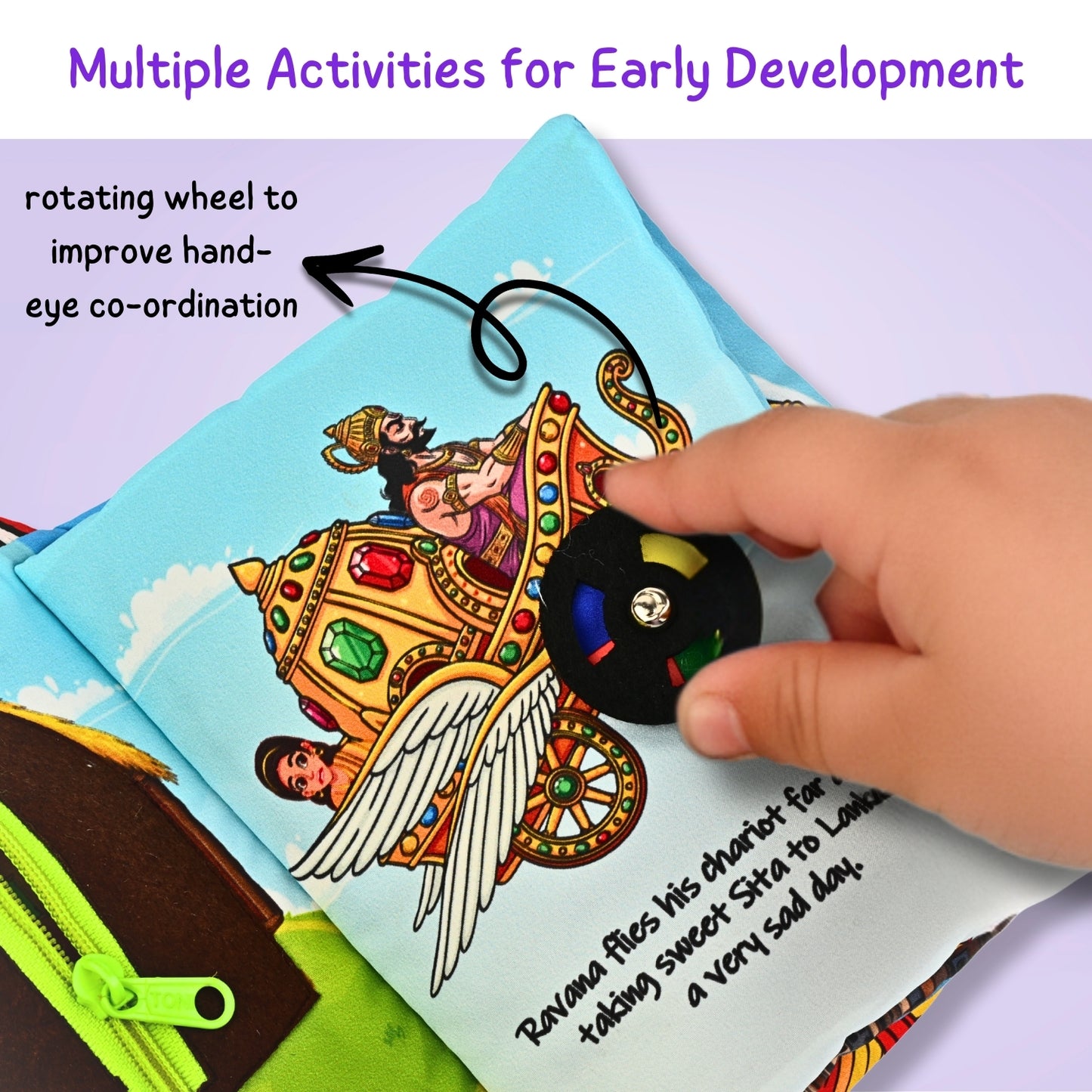 Ramayan - Montessori Cloth Book for Babies