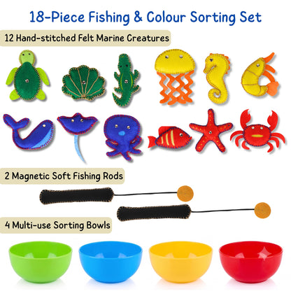 Magnetic fishing rods