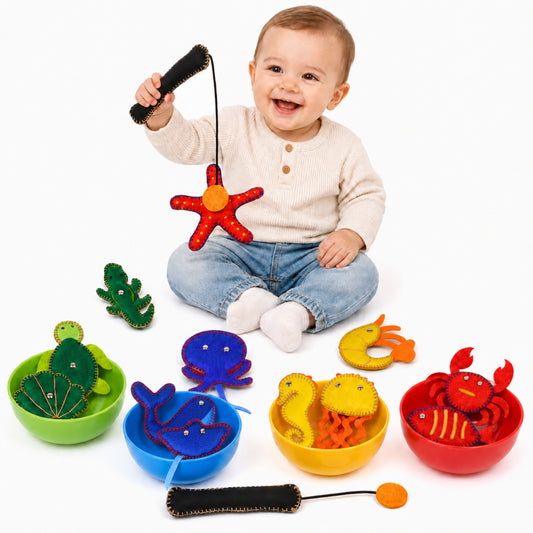 Magnetic Fishing & Colour Sorting Set