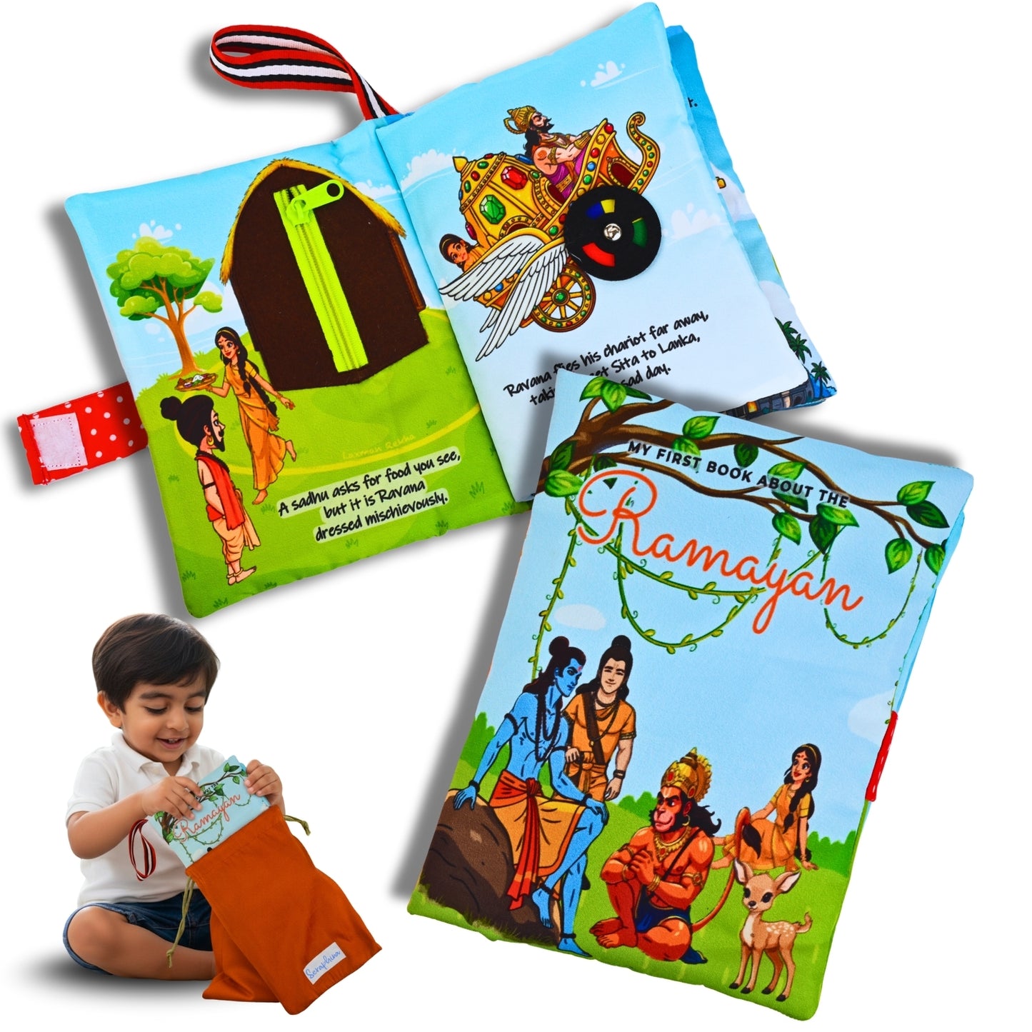 Ramayan - Montessori Cloth Book for Babies