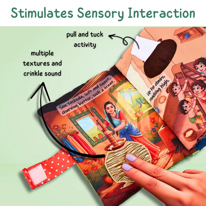 Baby Krishna - Sensory Quiet Book for Babies