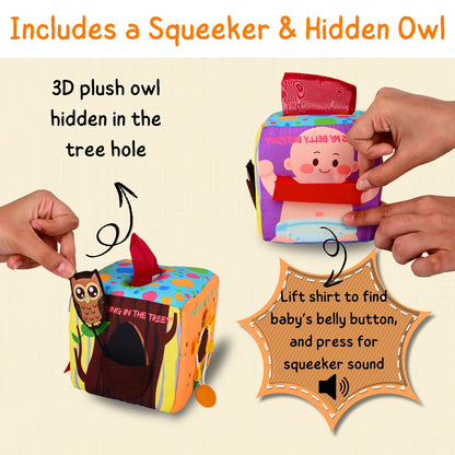 Montessori Activity Cube for Infants and Toddlers