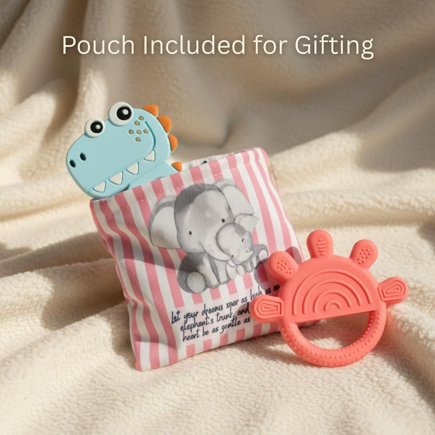Set of Soft Silicone Teethers for Babies