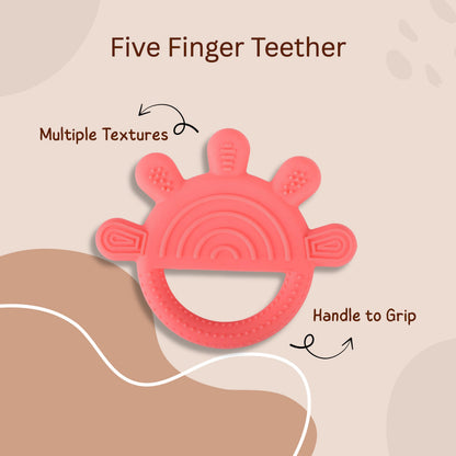 Set of Soft Silicone Teethers for Babies
