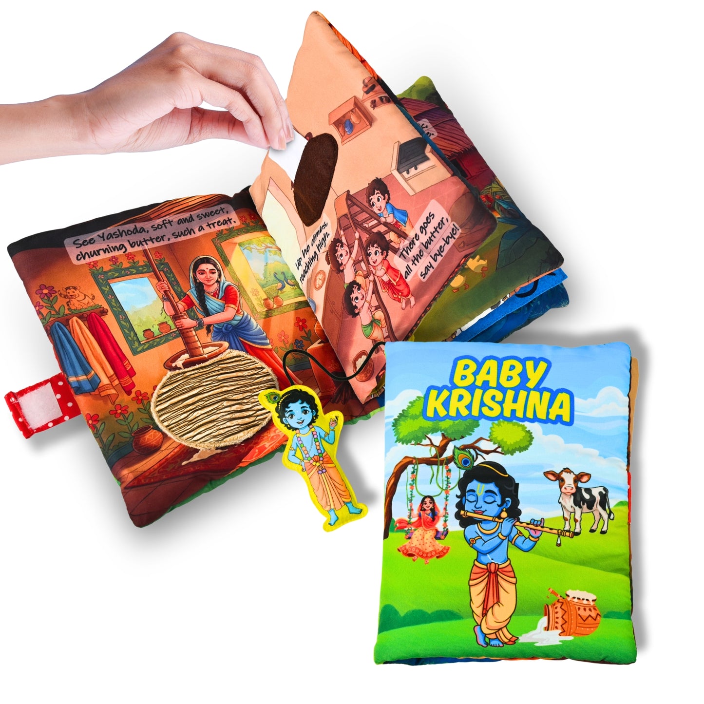Baby Krishna - Sensory Quiet Book for Babies