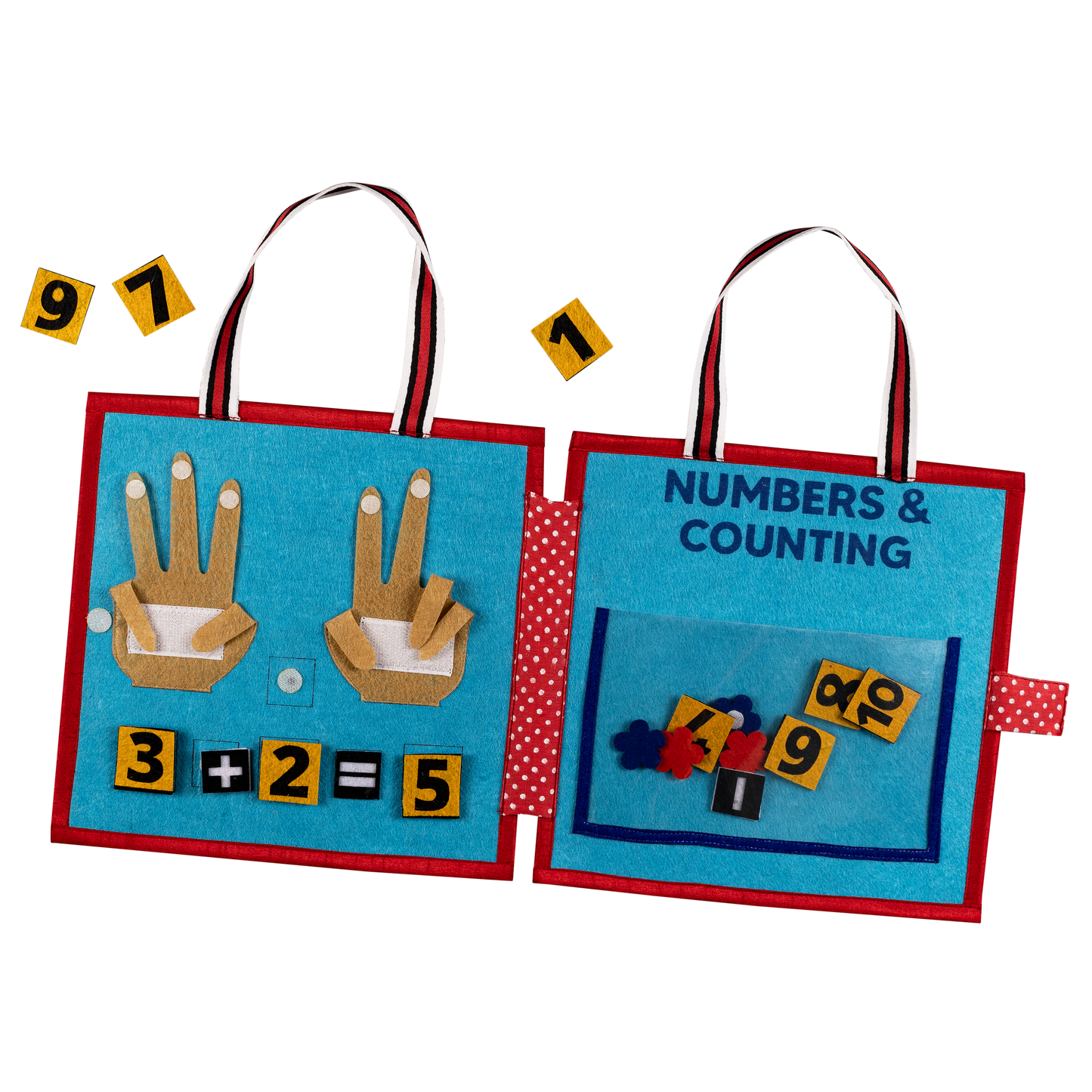 Numbers and Counting: Montessori Busy Book for Preschool Learning