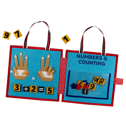 Numbers and Counting: Montessori Busy Book for Preschool Learning