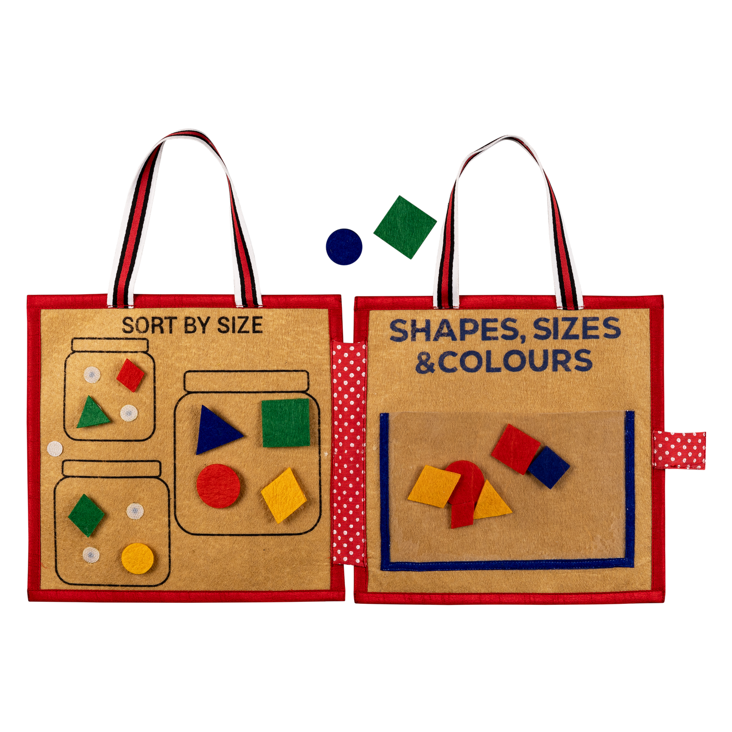 Shapes, Sizes and Colours: Montessori Busy Book for Pre-school Learning