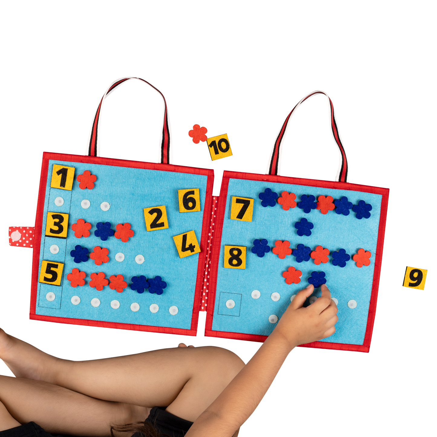 Numbers and Counting: Montessori Busy Book for Preschool Learning