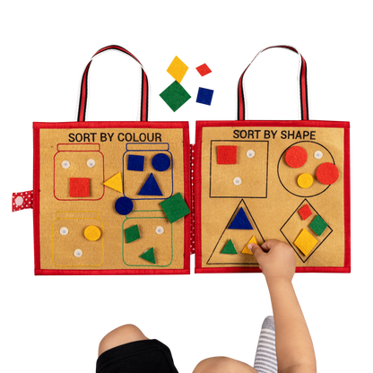 My First Montessori Busy Books - Early Learning Explorer Set for Pre-school Learning