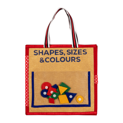 Shapes, Sizes and Colours: Montessori Busy Book for Pre-school Learning