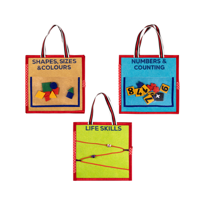 My First Montessori Busy Books - Early Learning Explorer Set for Pre-school Learning